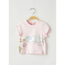 LILI GAUFRETTE - T-shirt rose en coton pour fille - Taille 6 M - Modz