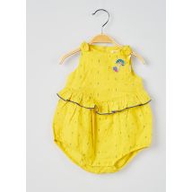 CATIMINI - Barboteuse jaune en coton pour fille - Taille 6 M - Modz