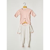 ABSORBA - Pyjama rose en coton pour fille - Taille 6 M - Modz