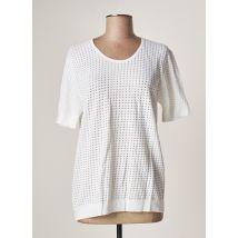 MONTAGUT - Pull blanc en coton pour femme - Taille 44 - Modz