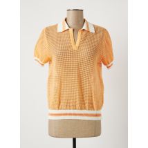 WEILL - Pull orange en coton pour femme - Taille 38 - Modz