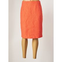 WEILL - Jupe mi-longue orange en coton pour femme - Taille 40 - Modz