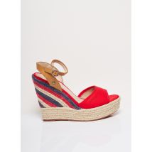 PEPE JEANS - Espadrilles rouge en autre matiere pour femme - Taille 37 - Modz