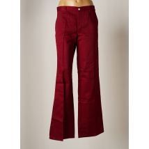 FREEMAN T.PORTER - Pantalon flare rouge en polyester pour femme - Taille W34 - Modz