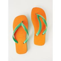 HAVAIANAS - Tongs orange en autre matiere pour femme - Taille 35 - Modz