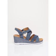 GABOR - Sandales/Nu pieds bleu en cuir pour femme - Taille 36 - Modz