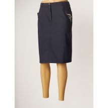 EUGEN KLEIN - Jupe mi-longue bleu en coton pour femme - Taille 42 - Modz