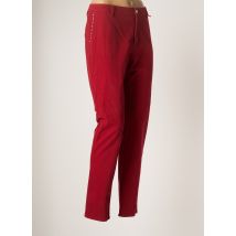 I.CODE (By IKKS) - Pantalon chino rouge en coton pour femme - Taille W24 - Modz