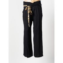 CHERRY PARIS - Pantalon large noir en viscose pour femme - Taille 40 - Modz