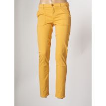 LOLA ESPELETA - Pantalon chino jaune en coton pour femme - Taille 38 - Modz