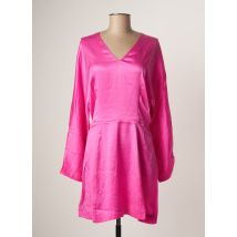 KARMA KOMA - Robe courte rose en soie pour femme - Taille 38 - Modz