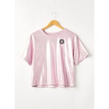 CONVERSE - T-shirt rose en polyester pour fille - Taille 13 A - Modz