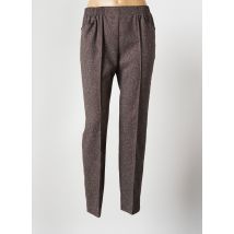 GRIFFON - Pantalon slim marron en polyester pour femme - Taille 42 - Modz