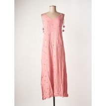 GOA - Robe longue rose en viscose - Femme - Taille 38 - Modz