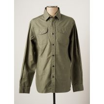 IRON AND RESIN - Chemise manches longues vert en coton pour homme - Taille M - Modz