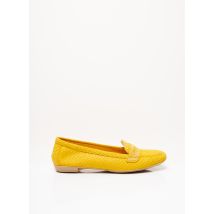 HIRICA - Mocassins jaune en cuir pour femme - Taille 36 - Modz