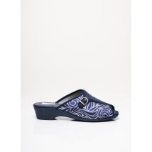 SEMELFLEX - Chaussons/Pantoufles bleu en textile pour femme - Taille 37 - Modz