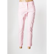 MALOKA - Pantalon slim rose en lin - Femme - Taille 38 - Modz