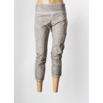 MALOKA - Pantacourt gris en coton - Femme - Taille 38 - Modz