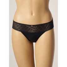 FEMILET - Tanga noir en nylon pour femme - Taille 42 - Modz