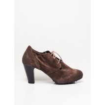 HOGL - Derbies gris en cuir pour femme - Taille 37 - Modz