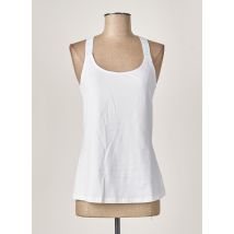 JUST WHITE - T-shirt blanc en coton pour femme - Taille 38 - Modz