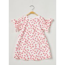 LILI GAUFRETTE - Robe mi-longue rouge en coton pour fille - Taille 6 A - Modz