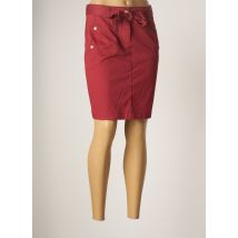 MAE MAHE - Jupe mi-longue rouge en coton pour femme - Taille 42 - Modz