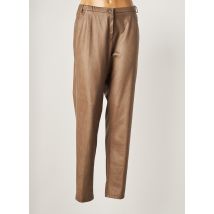 MERI & ESCA - Pantalon droit marron en polyester pour femme - Taille 40 - Modz