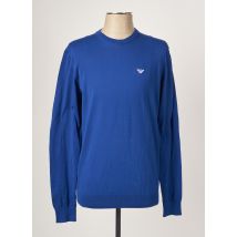 EMPORIO ARMANI - Pull bleu en coton pour homme - Taille M - Modz