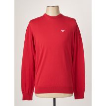 EMPORIO ARMANI - Pull rouge en coton pour homme - Taille S - Modz