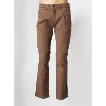 DELAHAYE - Pantalon chino marron en coton pour homme - Taille 38 - Modz