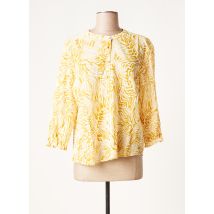 BROADWAY - Chemisier jaune en coton pour femme - Taille 46 - Modz