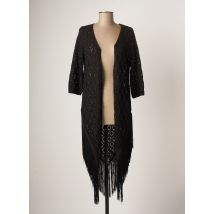 RELISH - Gilet manches longues noir en polyester pour femme - Taille 36 - Modz
