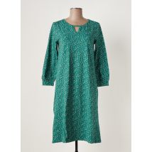 TRANQUILLO - Robe mi-longue vert en coton pour femme - Taille 40 - Modz