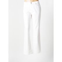 TRUSSARDI JEANS - Jeans coupe droite blanc en coton pour femme - Taille 44 - Modz