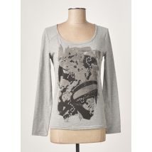 AIRFIELD - T-shirt gris en coton pour femme - Taille 38 - Modz