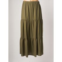 SISLEY - Jupe longue vert en polyester pour femme - Taille 34 - Modz