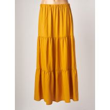SISLEY - Jupe longue jaune en polyester pour femme - Taille 34 - Modz