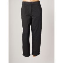 BENETTON - Pantalon chino noir en coton pour femme - Taille 34 - Modz