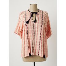 SUNCOO - Blouse rose en coton pour femme - Taille 36 - Modz