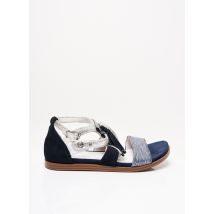 REGARD - Sandales/Nu pieds bleu en cuir pour femme - Taille 35 - Modz