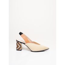 LODI - Sandales/Nu pieds beige en cuir pour femme - Taille 40 - Modz