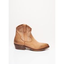 METISSE - Bottines/Boots marron en cuir pour femme - Taille 36 - Modz