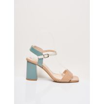 LODI - Sandales/Nu pieds bleu en cuir pour femme - Taille 38 - Modz