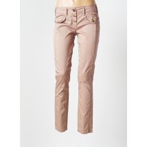 CRISTINA GAVIOLI - Pantalon slim rose en coton pour femme - Taille 40 - Modz
