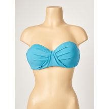 YSABEL MORA - Haut de maillot de bain bleu en polyurethane pour femme - Taille 90D - Modz