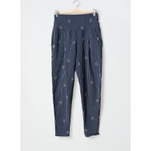 BLUTSGESCHWISTER - Pantalon droit bleu en coton pour femme - Taille 34 - Modz