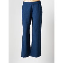 LA FIANCÉE - Pantalon droit bleu en viscose pour femme - Taille 36 - Modz