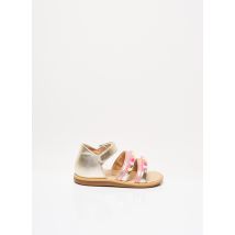 SHOO POM - Sandales/Nu pieds rose en cuir pour fille - Taille 22 - Modz